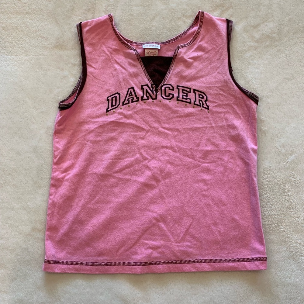 Xhilaration Pink dancer tank top